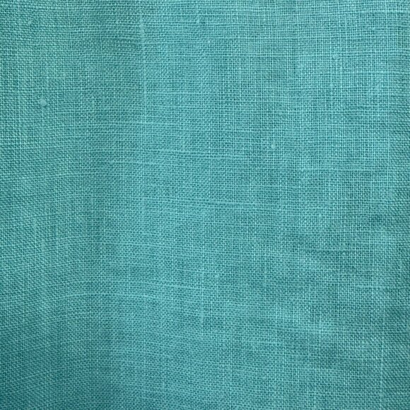 VILEBREQUIN Solid Linen Shirt Mens M Medium Blue Button Up Resort Beachwear - Picture 5 of 8